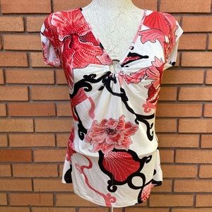 Just Cavalli Short Sleeve Blouse